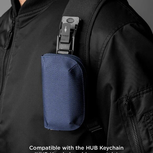 NIB Alpaka HUB Zip Pocket Wallet Pouch Blue | Axoflux 300D - Picture 2 of 6